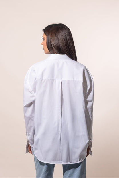Camicia Oversize Bianca Unisex