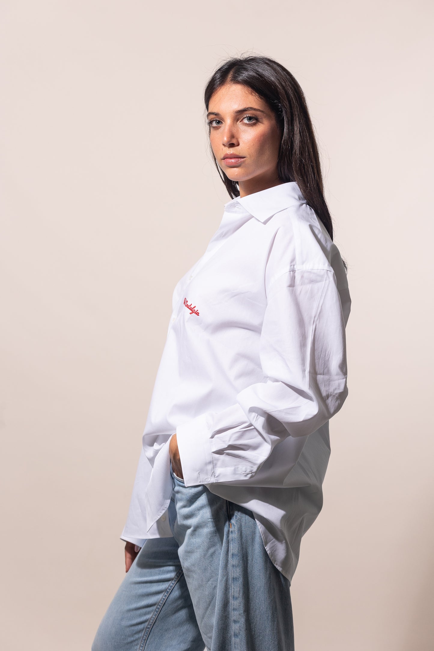 Camicia Oversize Bianca Unisex