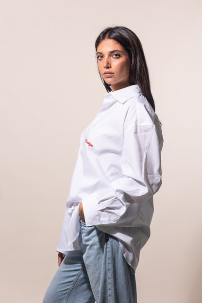 Camicia Oversize Bianca Unisex