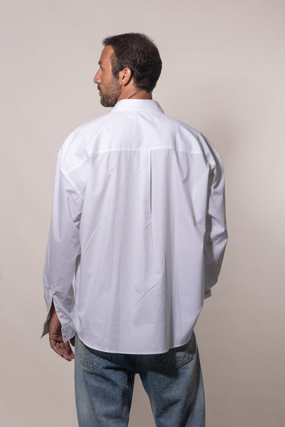 Camicia Oversize Bianca Unisex
