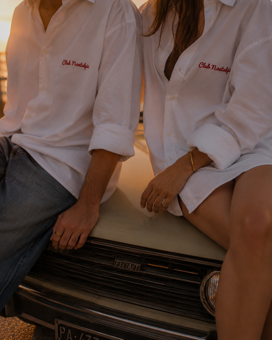 Camicia Oversize Bianca Unisex