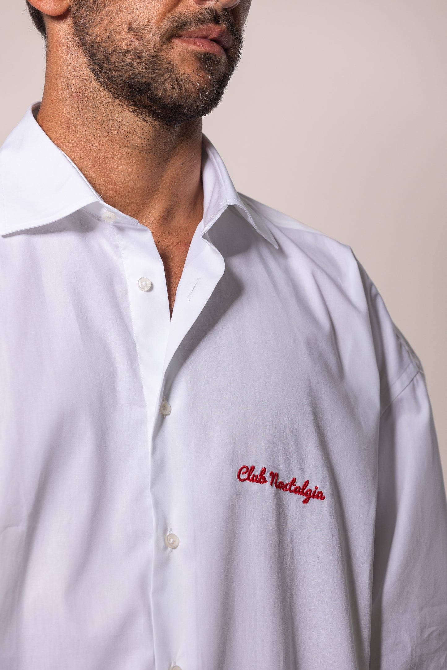 Camicia Oversize Bianca Unisex