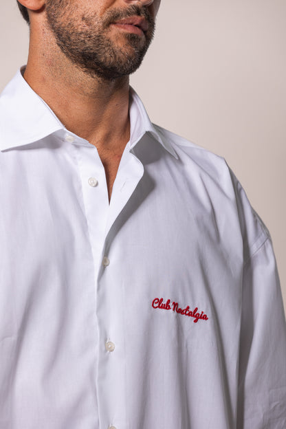 Camicia Oversize Bianca Unisex